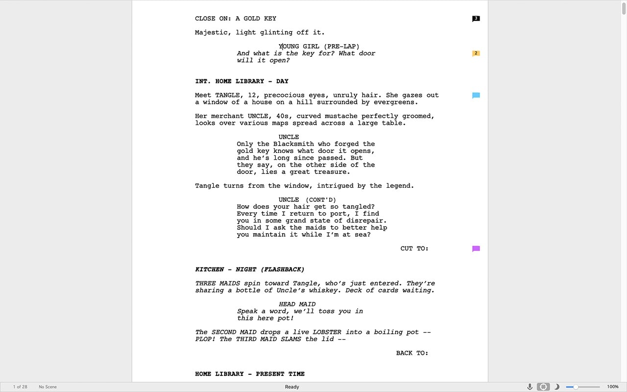 Final Draft 13 screenshot 4